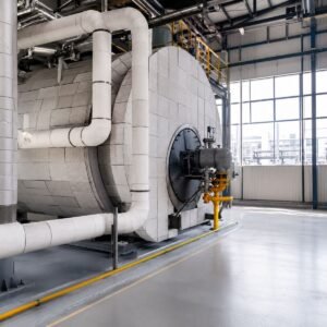 Materiales de aislamiento térmico rígido de alta temperatura instalados en tuberías, calderas, hornos y equipos industriales para mejorar la eficiencia energética